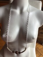 Hosszú, modern, egyedi,  szépséges  lánc (d)