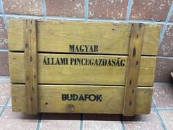Magyar Állami Pinsegazdaság fa doboz