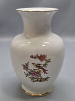 Hollóházi paradicsom madaras váza