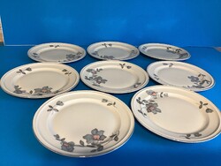 Rosenthal Winifred porcelán süteményes tányérok , 8 darab .