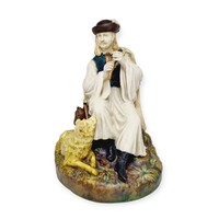 RITKA Zsolnay furulyázó juhász eozin szobor, Izsó Miklós szobrász tulajdona - 52921