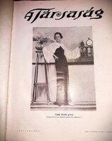 1935 .TÁRSASÁG - AZ ÚRI ARISZTOKRÁCIA és a FELSŐ TÍZEZER lapja- TÖREDÉK ÉVAD könyvbe RITKASÁG