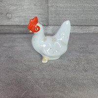Kolozsvári porcelán tyúk figura