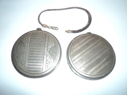 Ezüst púdertartó+ ezüst lánc