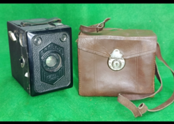 Tökéletes állapotú ,Zeiss Ikon Erabox ,fényképezőgép eredeti bőrtáskájában  1937