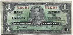 1 dollár 1937 Kanada
