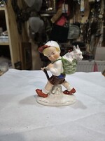 Régi német porcelán figura