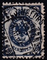 1891 Finnország Oroszország 20p Címer Régi Bélyeg