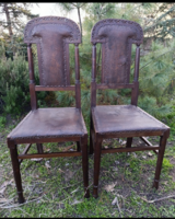 Art deco felújításra szoruló ,tömör kőrisfa székek,  rovarmentesen 1920-30