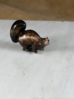 Ritka Metzler & Ortloff miniatűr borz figura