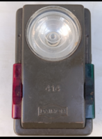 Német Daimon 414 katonai ,színváltós zseblámpa 1960-70