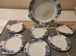 Elegáns Kolozsvári (Iris) 7 részes porcelán süteményes készlet ​Leírás: Eladó egy hiánytalan, 7 rész