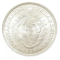 Magyarország,2 pengő 1938 EF+ ezüst 10g640