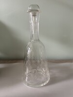 Antik Monarchia korabeli metszett kristály dekanter – Hibátlan ​Eladó a képeken látható, impozáns me