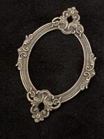 Kisméretű fém névtábla, fiókcímke, mini képkeret, fotókeret, karácsonyfadísz