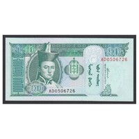 Mongólia,10 tugrik 2002 UNC
