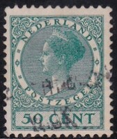 Hollandia 50 cent Régi Bélyeg 1928-1934 Queen Wilhelmina