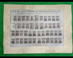 M.Kir ."Bethlen Gábor"10.Honvéd Gyalogezredének 3.Század Lövész és Mesterlövészei kép 1930