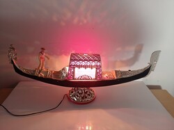 Retro Velencei gondola lámpa