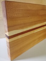 60x40x5 cm nagy vágódeszka deszka munkapult vastag csíkos kézműves egyedi különleges séf deszka