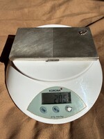 Ezüstözött alpakka cigaretta tálca