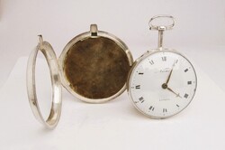 ANTIK EZÜST ,DUPLA TOKOS ,SPINDLI,KULCSOS ZSEBÓRA ,18.SZ MÁSODIK FELE