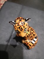 Hollóházi leopárd sószóró ritkaság