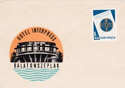 Hotel Interpress Balatonszéplak  FDC 25 Éves a Nemzetk.Újságíró Szervezet OIJ 1971 Postatiszta