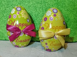Festett húsvéti tojás bombonier /acél lemezből, 12-8 cm /