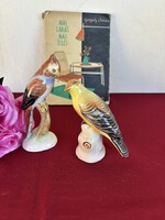 Gyönyörű Bodrogkeresztúri porcelán madarak madár, nipp, figura. Nosztalgia darab