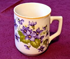 Zsolnay ibolyás bögre