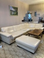 Andante bőr sarok garnitúra