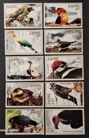 1982. Zaire - Madarak sor ** 13 € (510.)