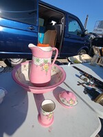 Angol porcelán mosdó szett. 19 sz.