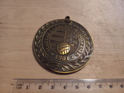 Magyar MLSZ emlékplakett OTP-Mol bronz