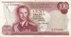 100 frank francs 1970 Luxemburg