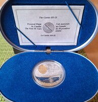 Kanadai 20 dolláros Ezüstérme