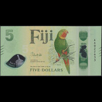 Fidzsi-szigetek / Fiji 5 Dollars 2026 P-W125 Polymer UNC