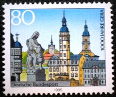 N1772 / Németország 1995 Az 1000 éves Gera bélyeg postatiszta