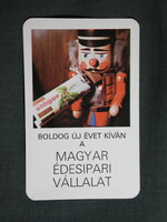 Kártyanaptár,Sláger mogyorós tejcsokoládé,Magyar édesipari vállalat,1980, (1)