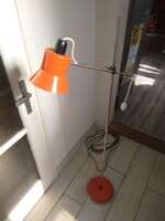 Retró darúkaros állólámpa, olvasó lámpa