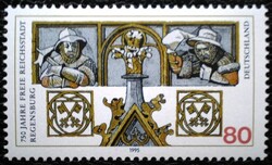 N1786 / Németország 1995 Regensburg bélyeg postatiszta