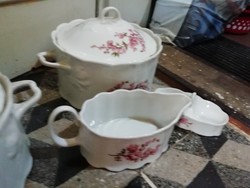 Román porcelán leveses tál, só tartó és szószos 1.Akció Aukció több száz termék vegye vigye