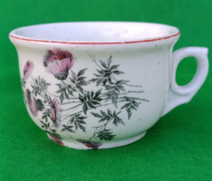 Vintage  virágos komacsésze 19 sz vége