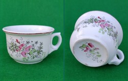 Vintage virágos  komacsésze 19 sz vége