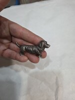 Fém kutya figura