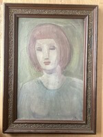 Simon György János ( 1894 - 1968 ) - Női portré