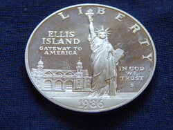 USA 1 dollár 1986 - 100 éves a Szabadság szobor 0.9000 ezüst 26.73 g.