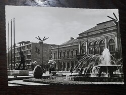 1969 Szolnok Kossuth tér Fotó-Tulok Ferenc Postatiszta