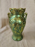 Zsolnay Eozin Pipacsos szecessziós váza